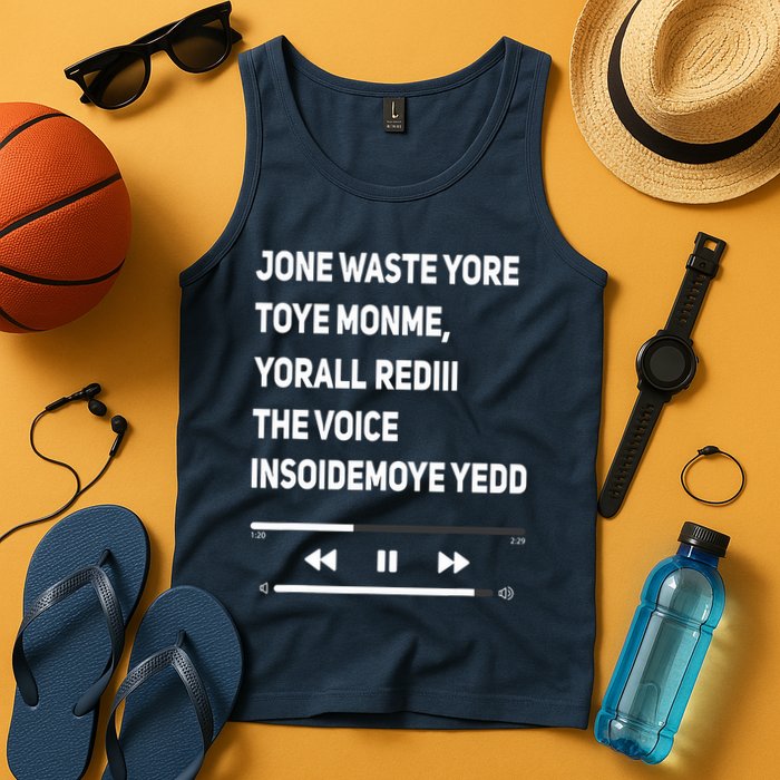 Jone Waste Yore Toye Monme Yorall Rediii The Voice Funny Tank Top