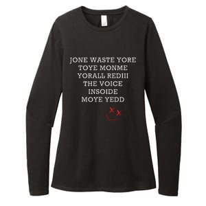 Jone Waste Yore Toye Monme Funny Miss You Jone Waste Yore Womens CVC Long Sleeve Shirt