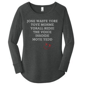 Jone Waste Yore Toye Monme Funny Miss You Jone Waste Yore Women's Perfect Tri Tunic Long Sleeve Shirt