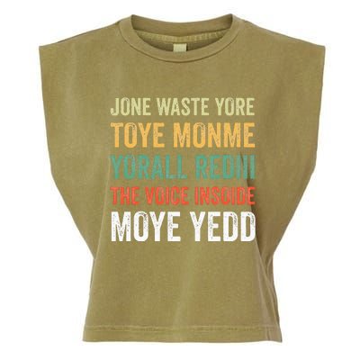 Jone Waste Yore Toye Monme Yorall Rediii Garment-Dyed Women's Muscle Tee