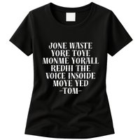 Jone Waste Yore Toye Monme Funny Pop Miss You Punk Womens T-Shirt