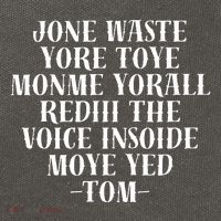 Jone Waste Yore Toye Monme Funny Pop Miss You Punk Cotton Canvas Backpack