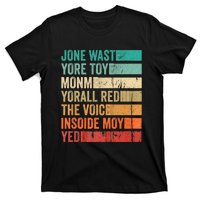 Jone Waste Yore Toye Monme Funny Pop Miss You Punk Lyrics T-Shirt