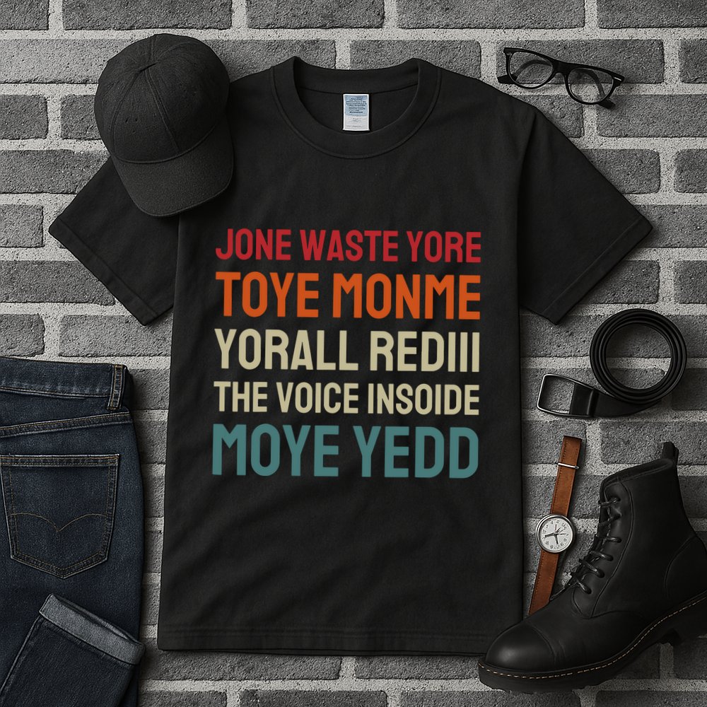 Jone Waste Yore Toye Toye Monme Yorall Rediii Funny Tall T-Shirt