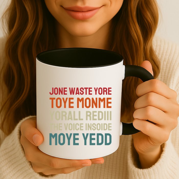 Jone Waste Yore Toye Toye Monme Yorall Rediii Funny Mug