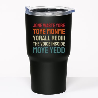 Jone Waste Yore Toye Toye Monme Yorall Rediii Funny Tumbler