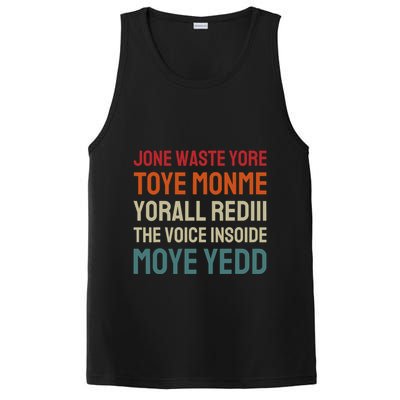 Jone Waste Yore Toye Toye Monme Yorall Rediii Funny PosiCharge Competitor Tank