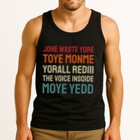 Jone Waste Yore Toye Toye Monme Yorall Rediii Funny Tank Top