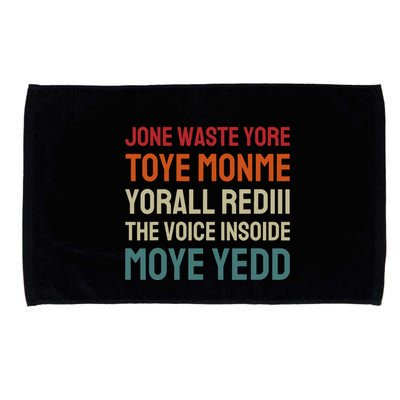 Jone Waste Yore Toye Toye Monme Yorall Rediii Funny Microfiber Hand Towel