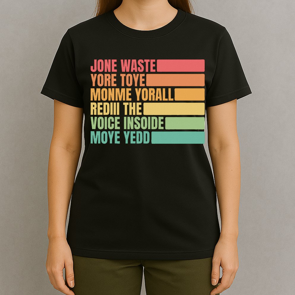 Jone Waste Yore Toye Monme Yorall Rediii T-Shirt