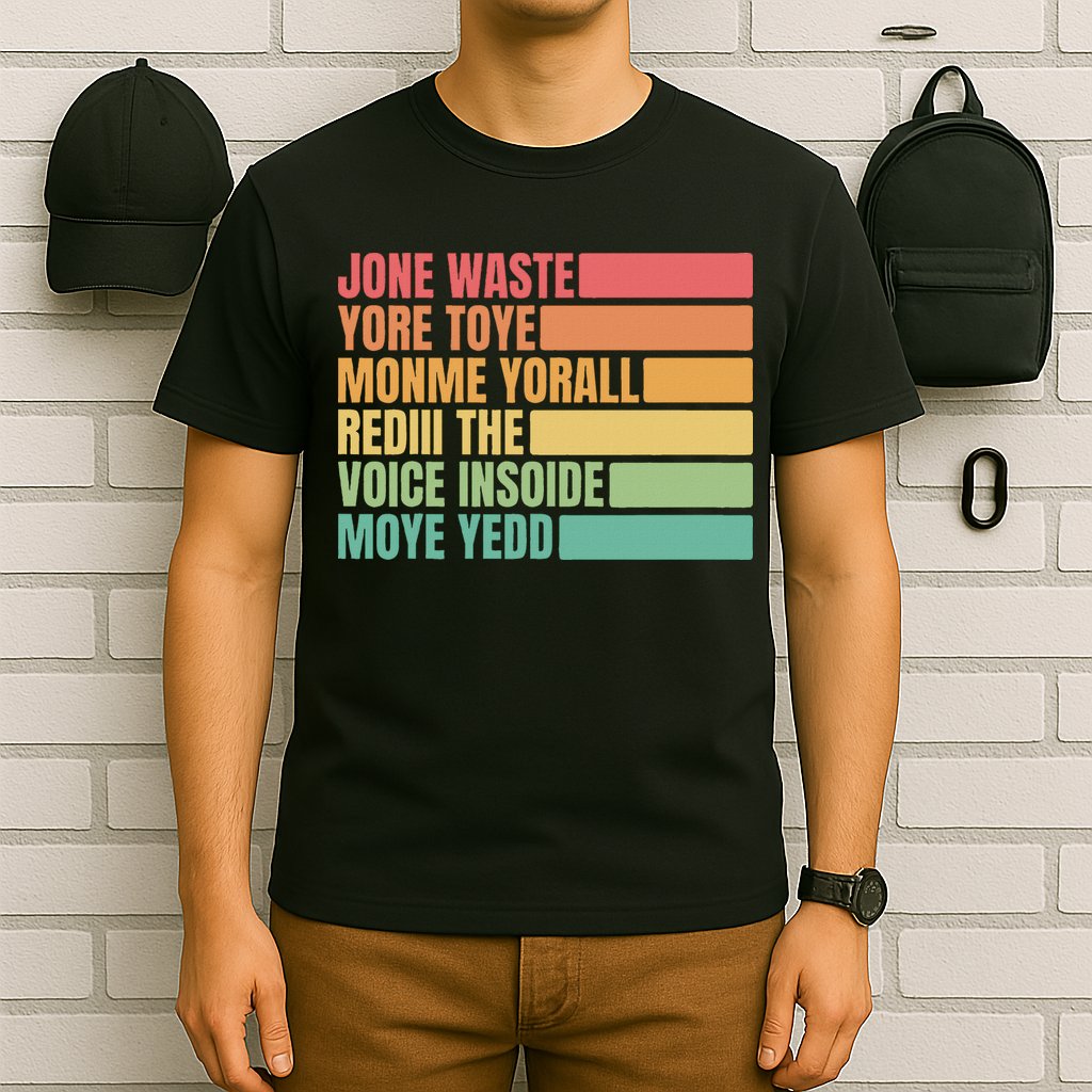 Jone Waste Yore Toye Monme Yorall Rediii T-Shirt
