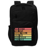 Jone Waste Yore Toye Monme Yorall Rediii Impact Tech Backpack