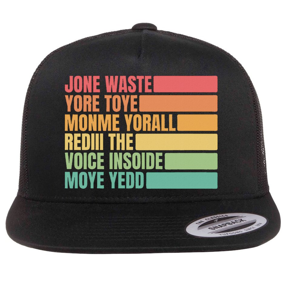 Jone Waste Yore Toye Monme Yorall Rediii Flat Bill Trucker Hat
