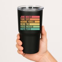 Jone Waste Yore Toye Monme Yorall Rediii Tumbler