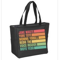 Jone Waste Yore Toye Monme Yorall Rediii Zip Tote Bag