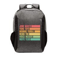 Jone Waste Yore Toye Monme Yorall Rediii Vector Backpack