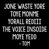 Jone Waste Yore Toye Monme Funny Pop Miss You Punk Lyrics 16 in Basic Backpack