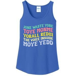 Jone Waste Yore Toye TOYE MONME YORALL REDIII Funny Ladies Essential Tank