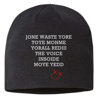 Jone Waste Yore Toye Monme Funny Miss You Jone Waste Yore Sustainable Beanie