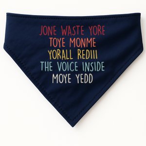 Jone Waste Yore Toye Toye Monme Yorall Rediii Funny USA-Made Doggie Bandana