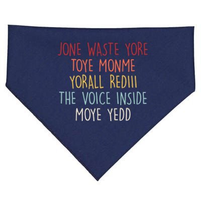 Jone Waste Yore Toye Toye Monme Yorall Rediii Funny USA-Made Doggie Bandana