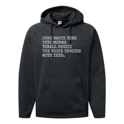 Jone Waste Yore Toye Monme Funny Pop Miss You Punk Lyrics Performance Fleece Hoodie