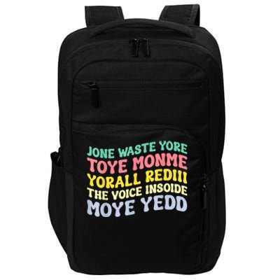 Jone Waste Yore Toye Toye Monme Yorall Rediii Funny Impact Tech Backpack