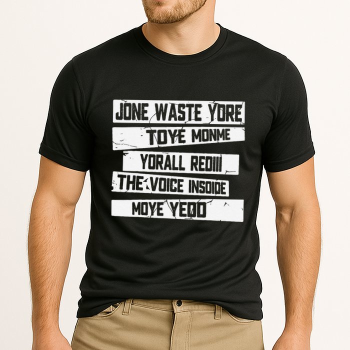 Jone Waste Your Time Monme Yorall Rediii Funny Cooling Performance Crew T-Shirt