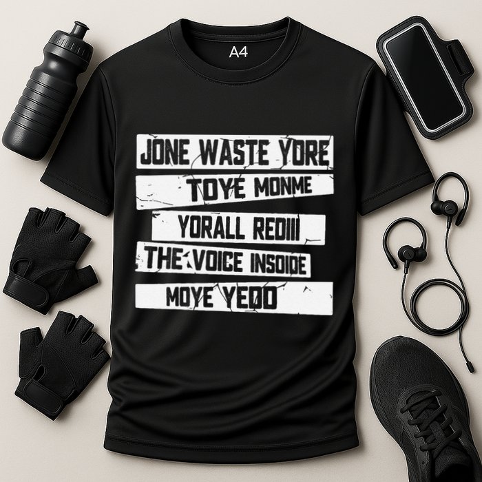 Jone Waste Your Time Monme Yorall Rediii Funny Cooling Performance Crew T-Shirt
