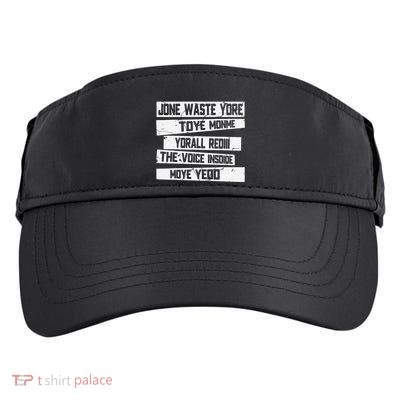 Jone Waste Your Time Monme Yorall Rediii Funny Adult Drive Performance Visor