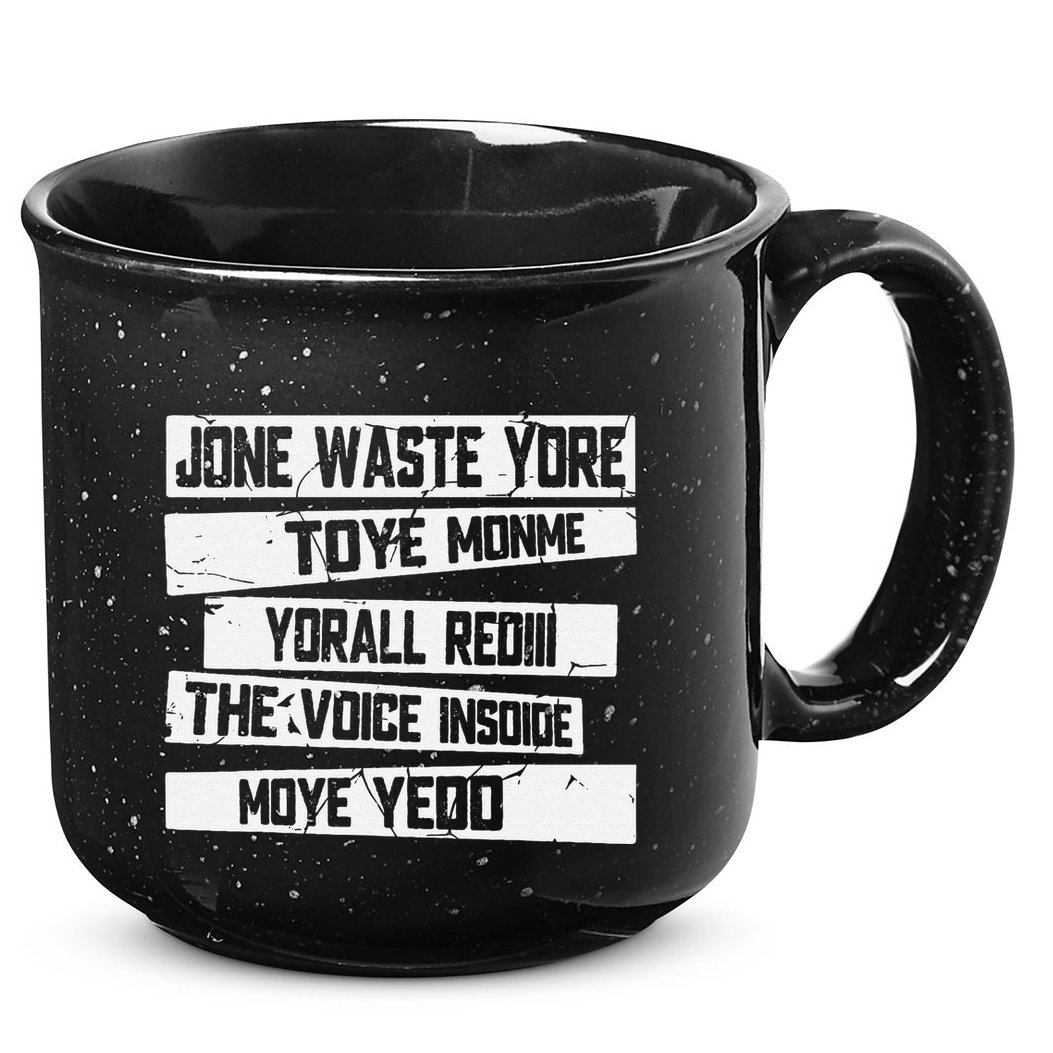 Jone Waste Your Time Monme Yorall Rediii Funny 15oz Campfire Ceramic Mug