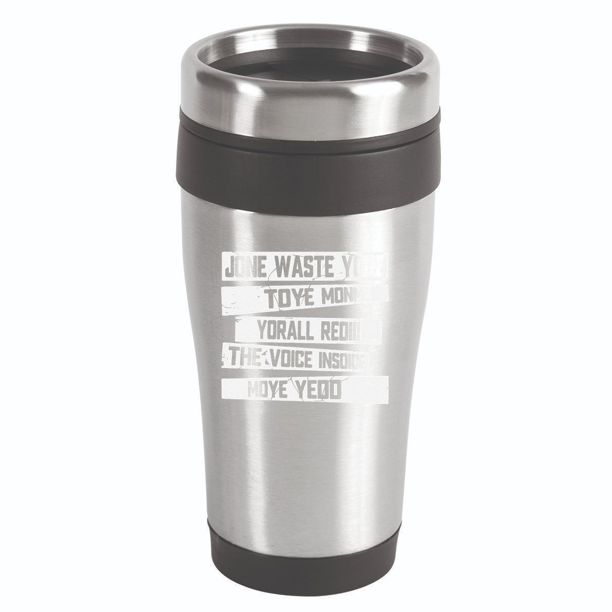 Jone Waste Your Time Monme Yorall Rediii Funny 16oz Travel Tumbler