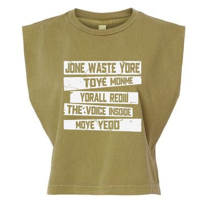 Jone Waste Your Time Monme Yorall Rediii Funny Garment-Dyed Women's Muscle Tee