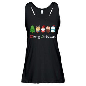 Joyful XMass Cute Funny Ice Creams Design Holiday Design Ladies Essential Flowy Tank