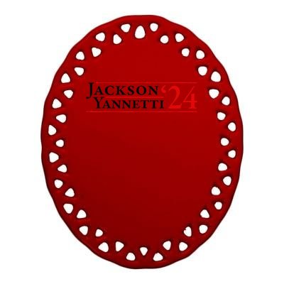 Jackson Yanetti 24 Ceramic Oval Ornament