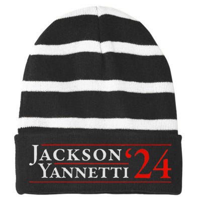 Jackson Yanetti 2024 Striped Beanie with Solid Band