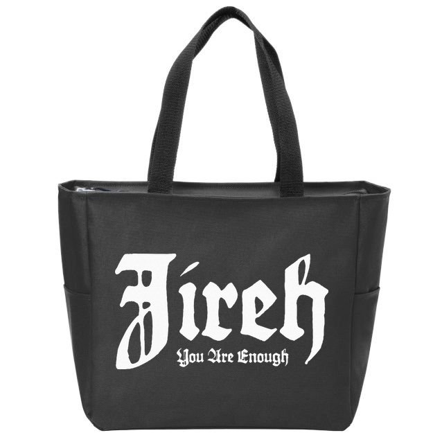 Jireh You Are Enough Zip Tote Bag