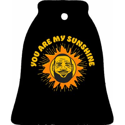 James You Are My Sunshine Ceramic Bell Ornament