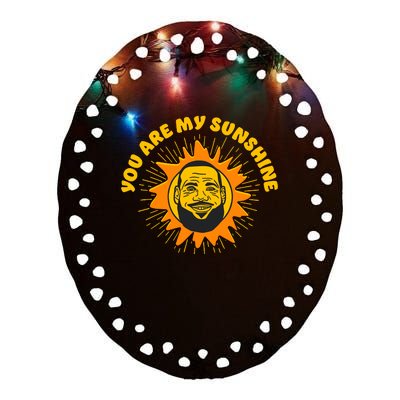 James You Are My Sunshine Ceramic Oval Ornament