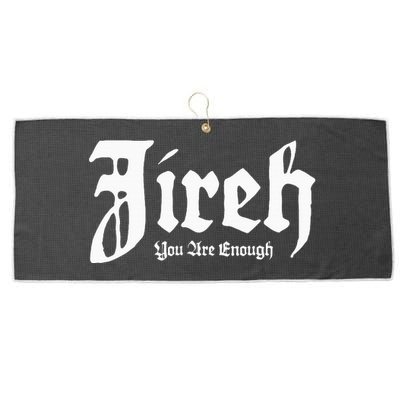 Jireh You Are Enough Large Microfiber Waffle Golf Towel