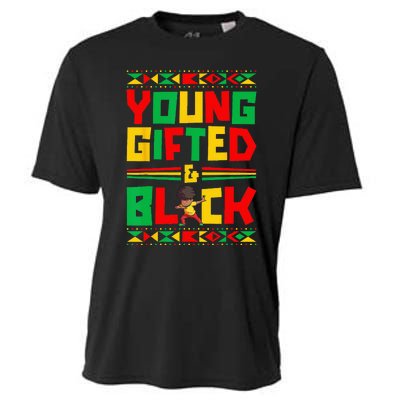 Juneteenth Young Black Boy African American History Boy Cooling Performance Crew T-Shirt