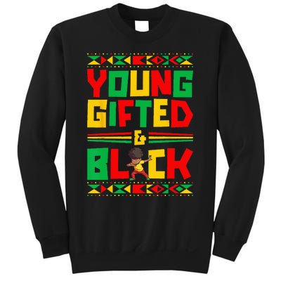 Juneteenth Young Black Boy African American History Boy Sweatshirt