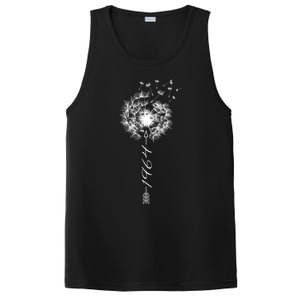 Just Year Birthday 1964 Gift Cute Dandelion Flower Breathe Gift PosiCharge Competitor Tank