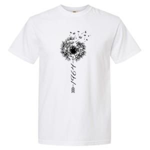 Just Year Birthday 1964 Gift Cute Dandelion Flower Breathe Gift Garment-Dyed Heavyweight T-Shirt