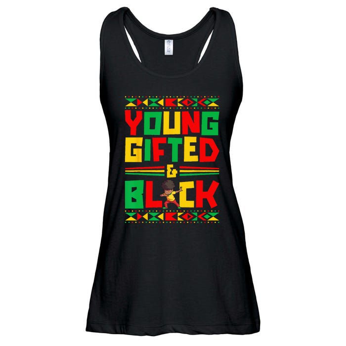 Juneteenth Young Black Boy African American History Ladies Essential Flowy Tank