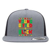 Juneteenth Young Black Boy African American History Flat Bill Trucker Hat