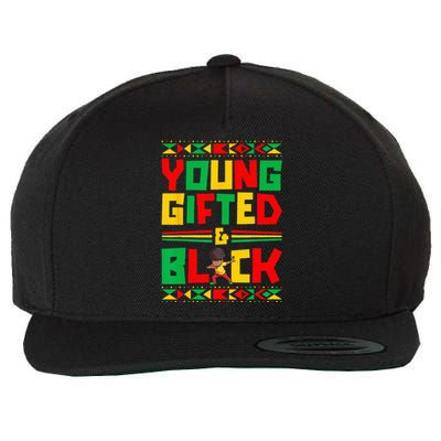 Juneteenth Young Black Boy African American History Wool Snapback Cap