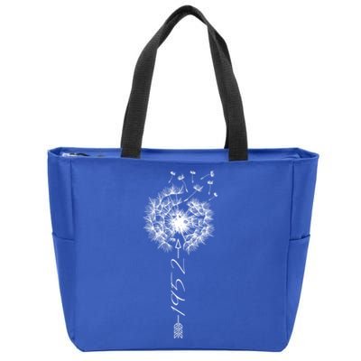 Just Year Birthday 1952 Gift Cute Dandelion Flower Breathe Gift Zip Tote Bag