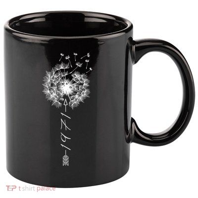 Just Year Birthday 1971 Gift Cute Dandelion Flower Breathe Gift 11oz C Handle Ceramic Mug
