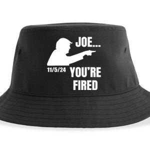 Joe YouRe Fired Fire Biden Election Trump President 2024 Trump Sustainable Bucket Hat